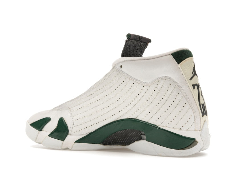 Jordan 14 Retro White Forest Green