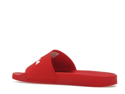 Balenciaga Pool Slide Red White