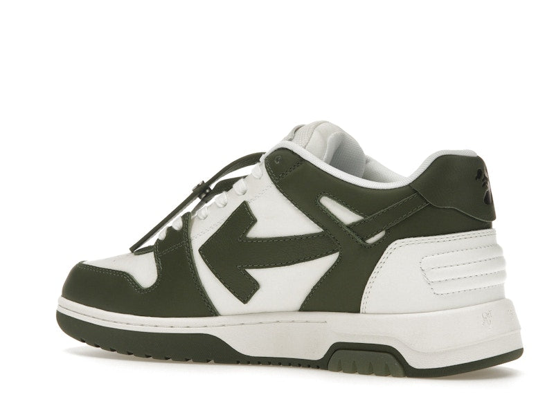 OFF-WHITE Out Of Office OOO Low Tops White Khaki