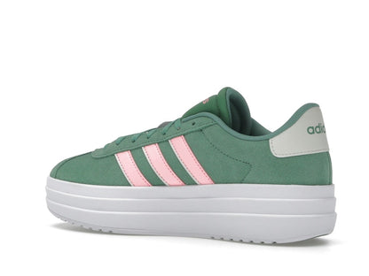 adidas VL Court Bold Preloved Green Pink Spark Ivory (Women's)