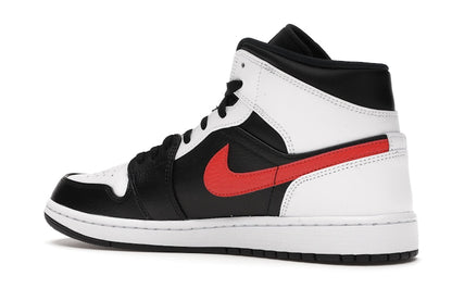 Jordan 1 Mid Black Chile Red White
