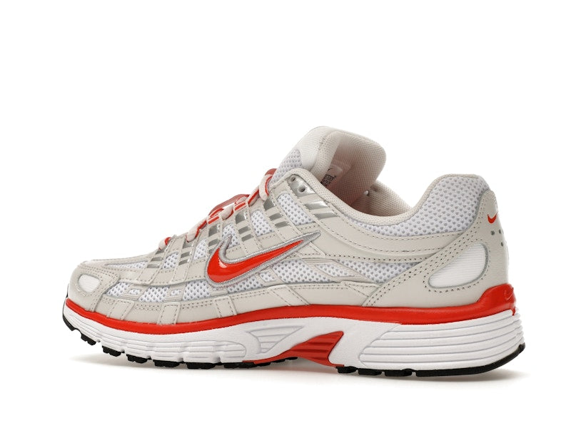 Nike P-6000 White Platinum Tint Black Picante Red (Women's)