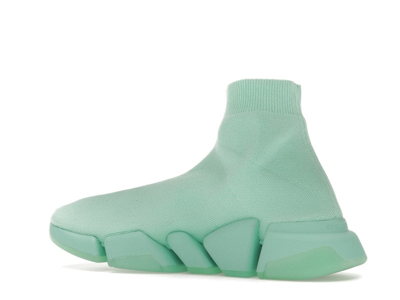 Balenciaga Speed 2.0 Recycled Transparent Sole Green (Women's)