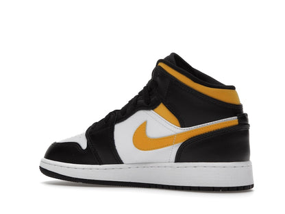 Jordan 1 Mid White Pollen Black (GS)