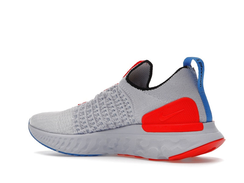 Nike React Phantom Run Flyknit 2 Football Grey Bright Crimson (Women's)
