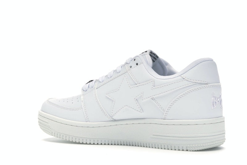 BAPE STA Low White
