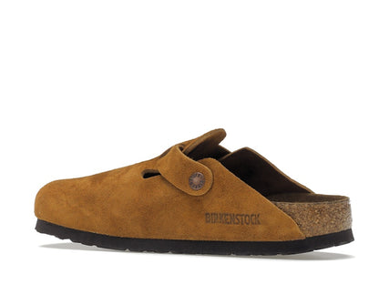 Birkenstock Boston Soft Footbed Suede Mink