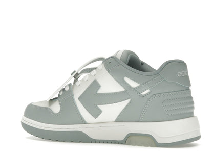 OFF-WHITE Out Of Office OOO Low Tops White Grey