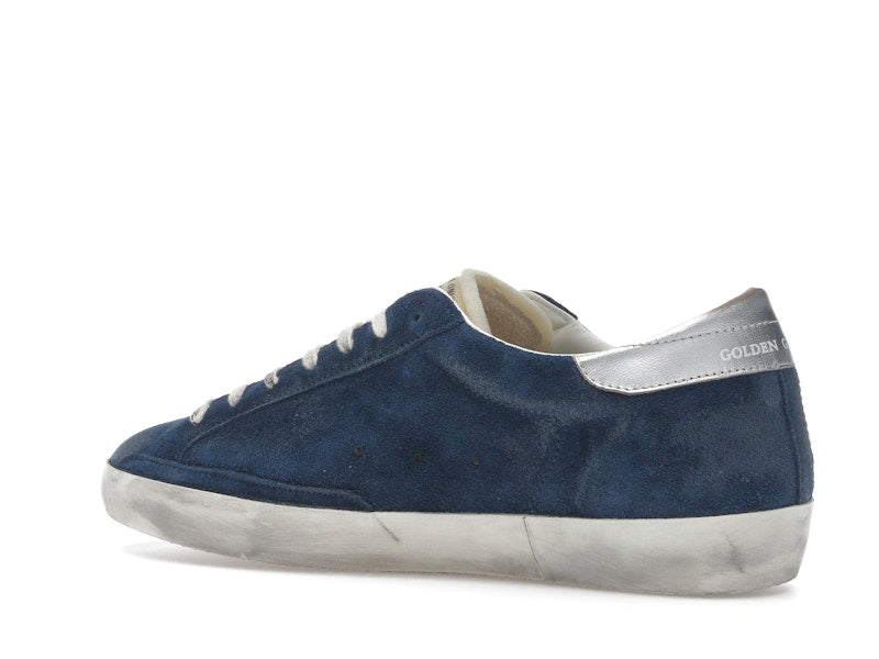 Golden Goose Super-Star Aviator Blue Cream Silver