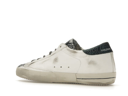 Golden Goose Super-Star Glitter Cream Silver (Women's)