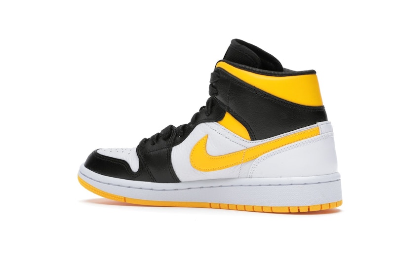 Jordan 1 Mid Laser Orange Black (Women's)
