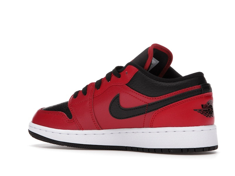 Jordan 1 Low Gym Red Black Pebbled (GS)