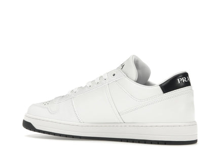 Prada Downtown Low Top Sneakers Leather White White Black