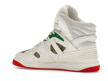 Gucci Basket White Demetra Red