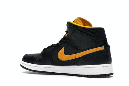 Jordan 1 Mid Black University Gold