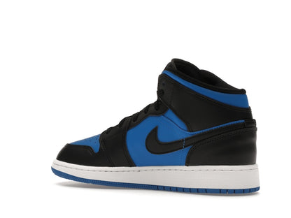 Jordan 1 Mid Black Royal Blue (GS)