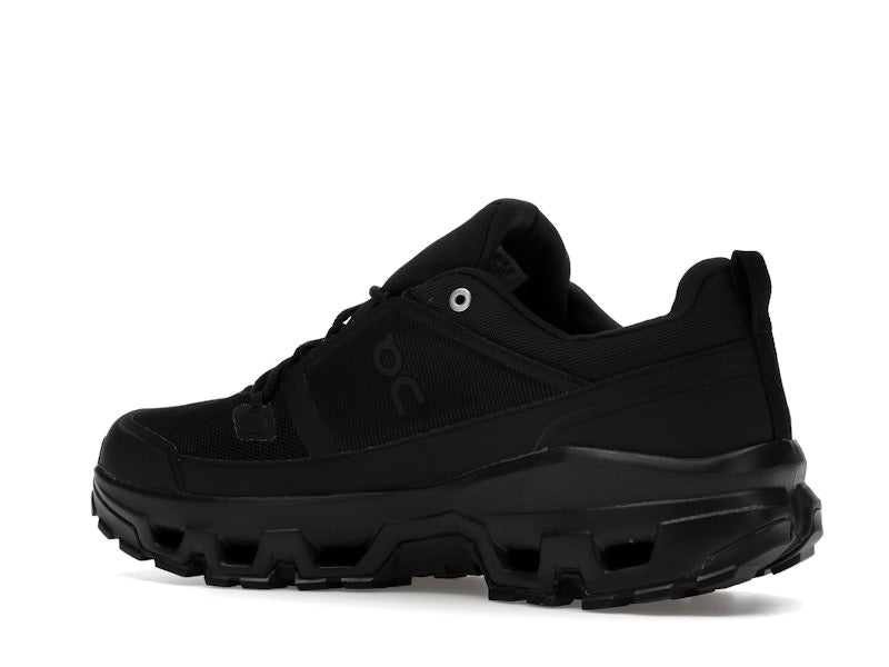 On Running Cloudrock Low Waterproof All Black