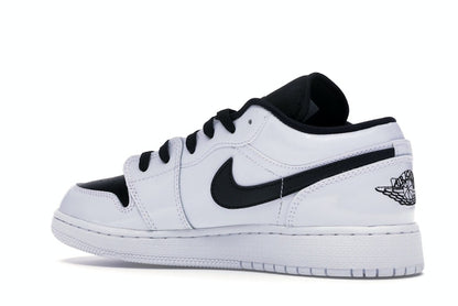 Jordan 1 Low White Black Patent (GS)