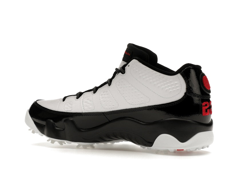 Jordan 9 Retro Low Golf White Black True Red