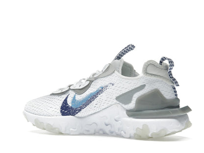 Nike React Vision White Double Blue Swoosh