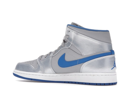 Jordan 1 Mid Wolf Grey Sport Blue