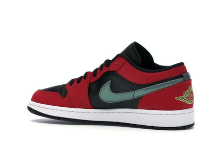 Jordan 1 Low Black Green Pulse Gym Red