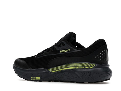 Brooks Adrenaline GTS 24 Weatherized Black Ebony New Yellow