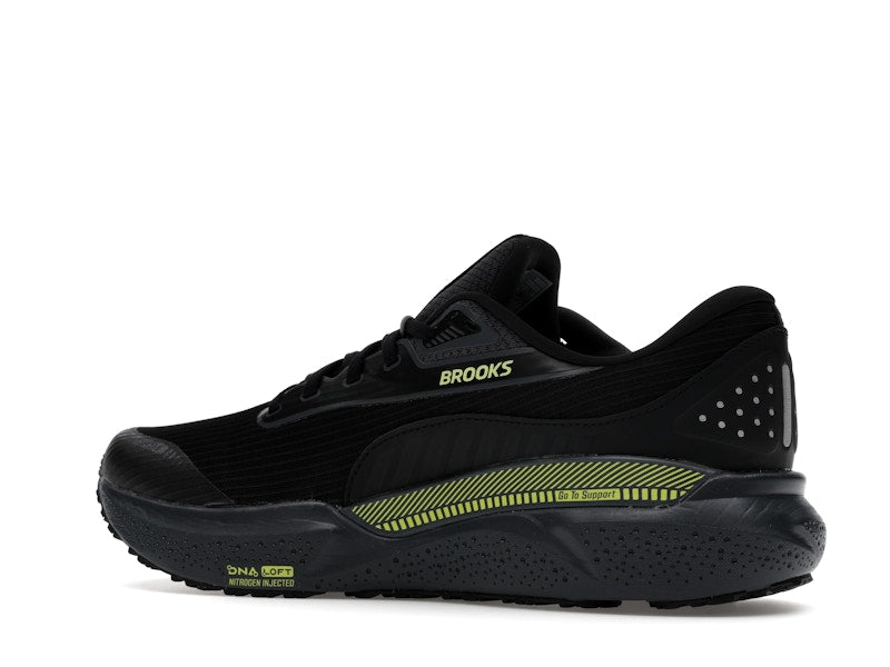 Brooks Adrenaline GTS 24 Weatherized Black Ebony New Yellow