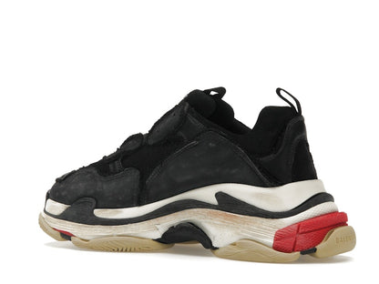 Balenciaga Triple S DIY Black Red White