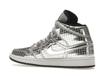 Jordan 1 Mid SE Disco Metallic Silver (Women's)