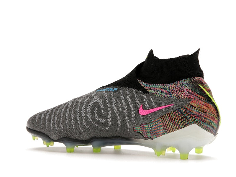 Nike Gripknit Phantom GX Elite Dynamic Fit Fusion FG Black White Blue Glow Volt