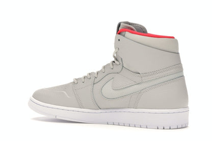 Jordan 1 Retro High Nouveau Pure Platinum Bright Crimson