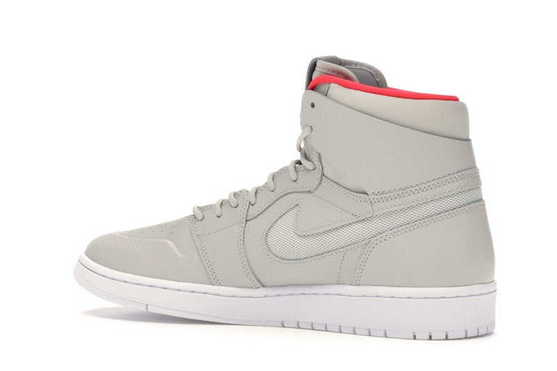 Jordan 1 Retro High Nouveau Pure Platinum Bright Crimson