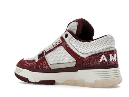 AMIRI MA-1 Bandana Denim Burgundy