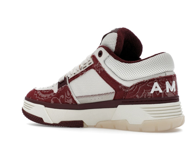 AMIRI MA-1 Bandana Denim Burgundy
