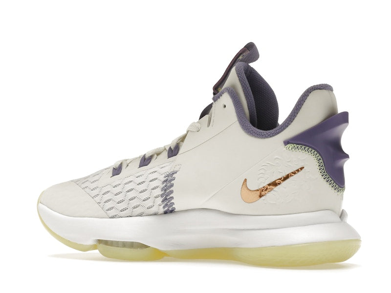 Nike LeBron Witness 5 Summit White Metallic Bronze