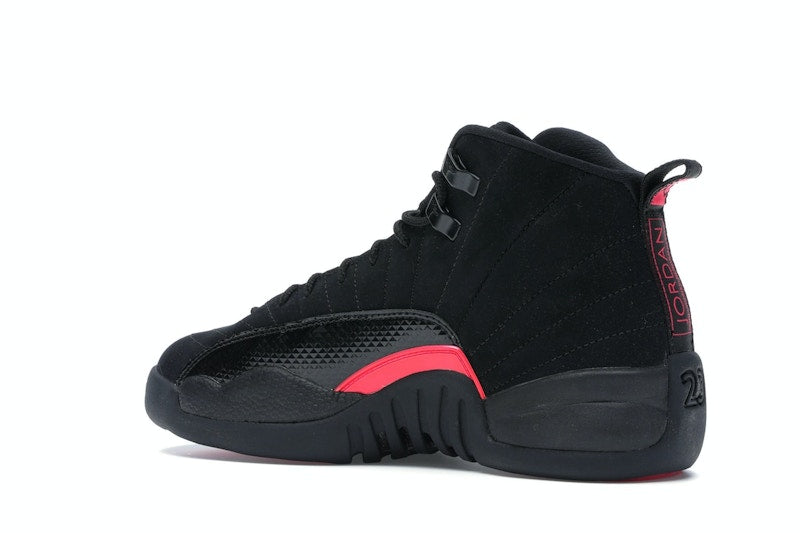 Jordan 12 Retro Black Rush Pink (GS)