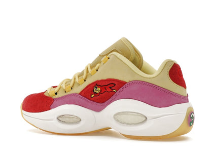 Reebok Question Low BBC Ice Cream Running Dog Yellow Red