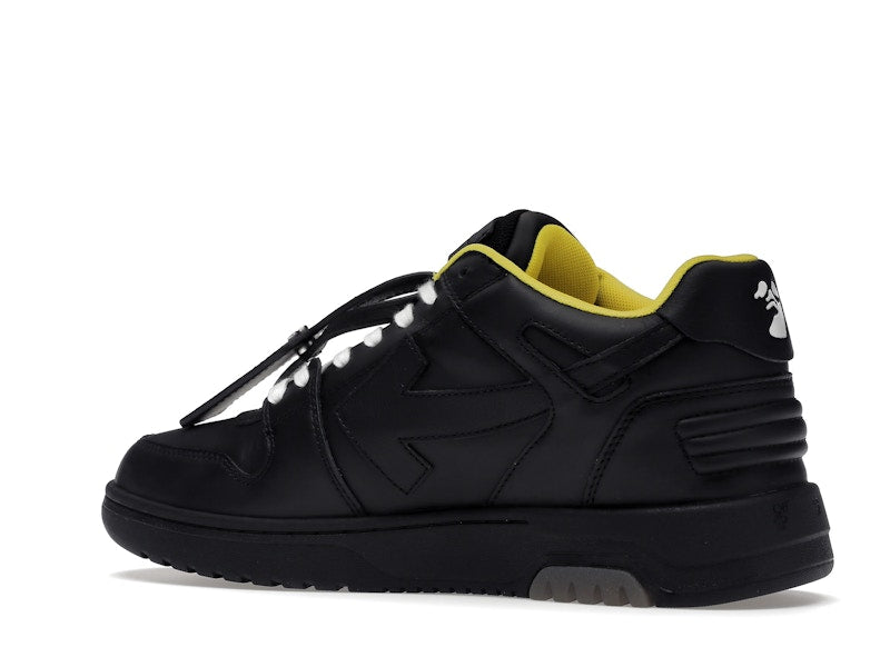 OFF-WHITE Out Of Office "OOO" Low Tops For Walking Black Yellow