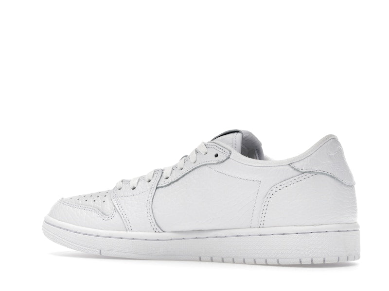 Jordan 1 Retro Low Swooshless Triple White (2025)