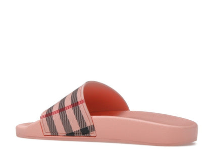 Burberry Furley Slides Vintage Check Pink (Women's)