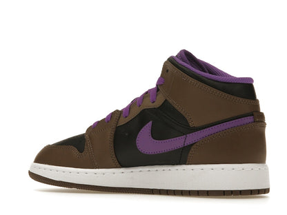 Jordan 1 Mid Purple Mocha (GS)