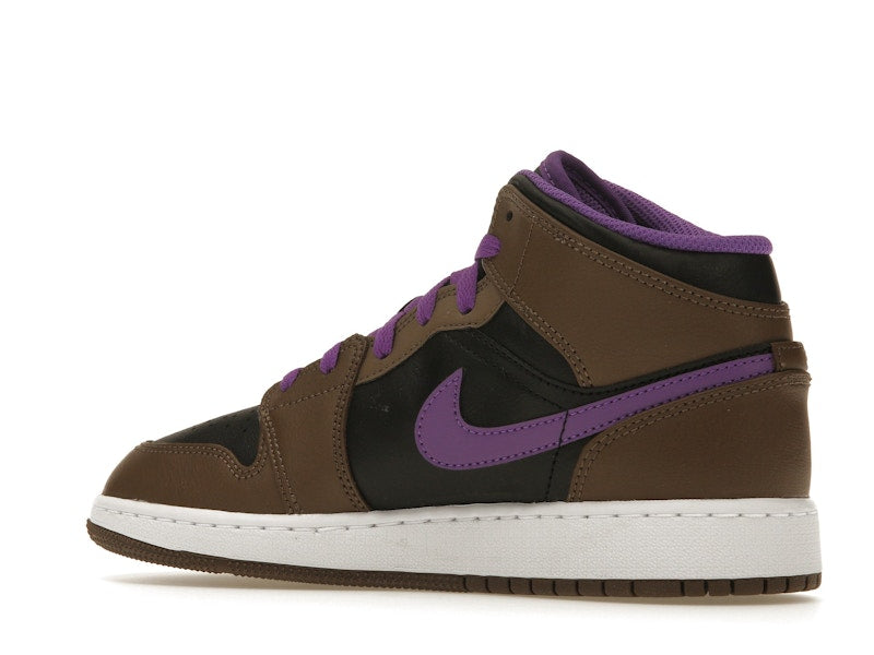 Jordan 1 Mid Purple Mocha (GS)