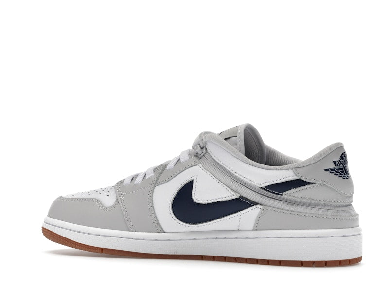 Jordan 1 Low EasyOn White Neutral Grey Gum Midnight Navy