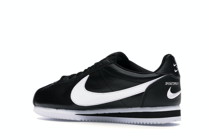 Nike Classic Cortez Mini Swoosh Black White