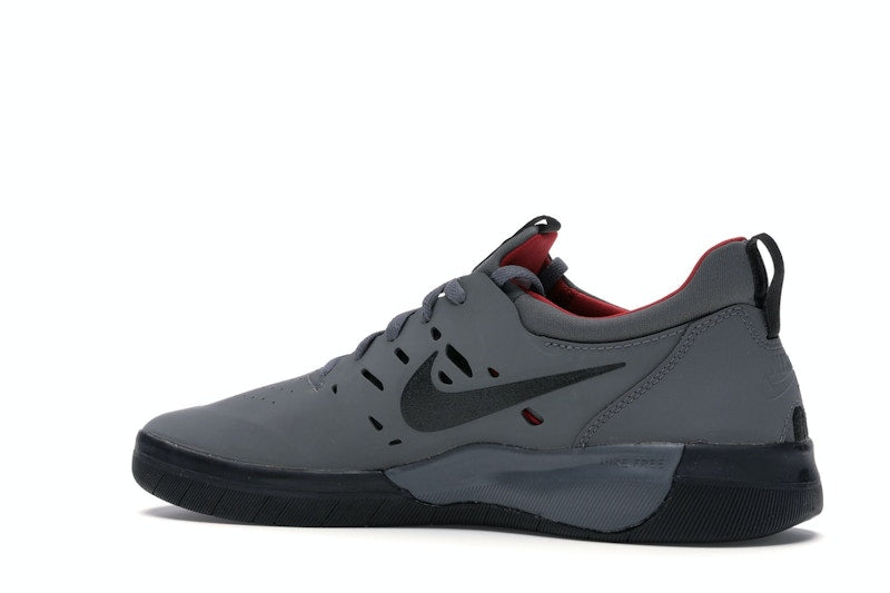Nike SB Nyjah Free Dark Grey Gym Red Black