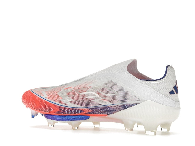 adidas F50+ Elite Laceless FG Cloud White Solar Red