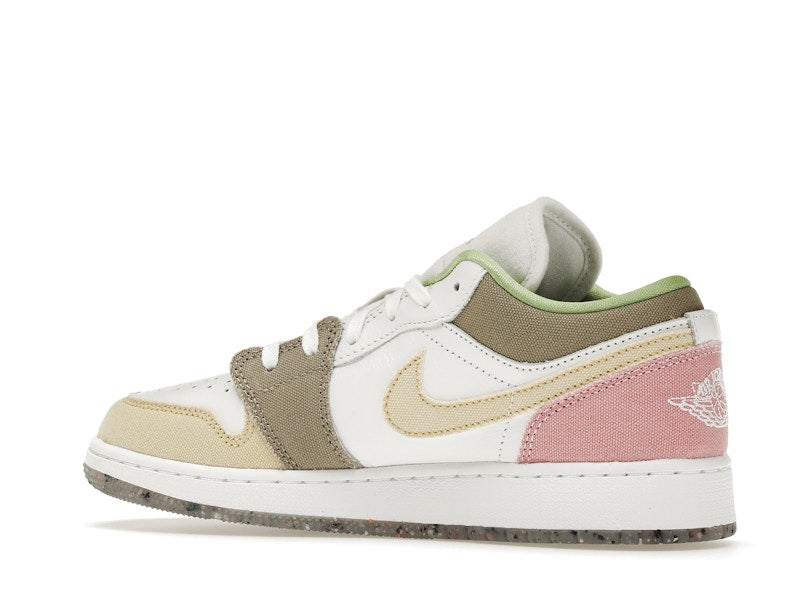 Jordan 1 Low Pastel Grind Vivid Green (GS)