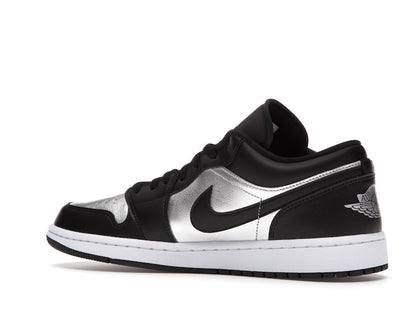 Jordan 1 Low SE Black Metallic Silver (Women's)