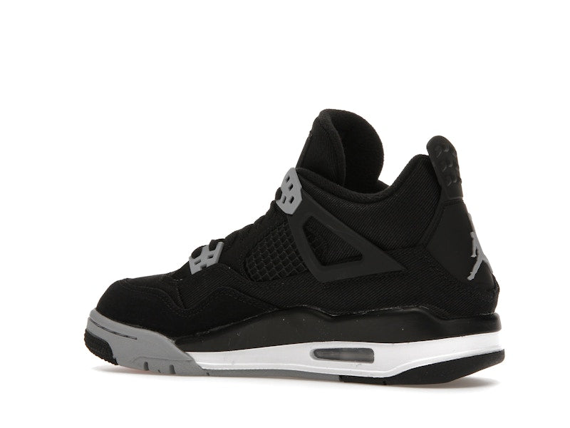 Jordan 4 Retro Black Canvas (GS)